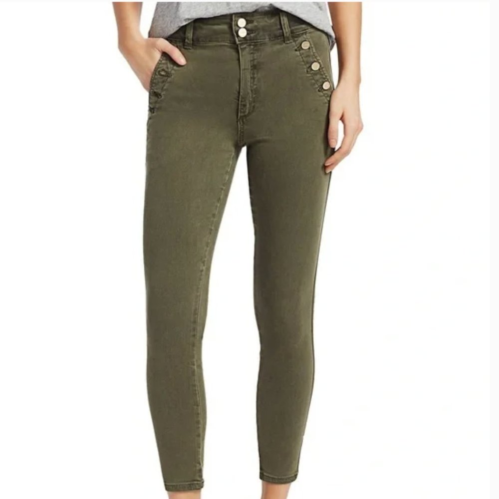 Joe's Jeans High Rise Skinny Ankle Exposed Buttons Jeans Size 29